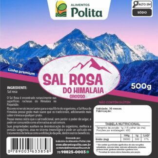 Sal Rosa do Himalaia Grosso - Dosador 450g